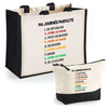 Cabas homme ou femme sac plage ou shopping tote bag pochette trousse Idée cadeau original pour anniversaire Noël travail départ retraite collègue famille fete des mères fetes des pères papa maman mamie papi