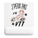 Tapis de souris ergonomique avec repose-poignet, accessoire bureau pour femme et homme, fête des pères, cadeau pas cher, idée cadeau fête des mères, secret santa, départ à la retraite, télétravail et gaming
