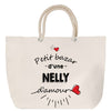 Sac Fête des Mères Mamie Famille Idée Cadeau anniversaire Noël Travail Boulot Métier Départ Retraite Collègue Femme cabas shopping plage