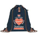 sac a dos femme bleu coton recycle avec pochette cadeau original pour collegue amie prof ou soeur idee cadeau femme noel anniversaire secret santa ou depart a la retraite sac pratique chic et ecoresponsable design breton elegant