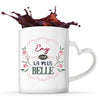 Mug personnalisé, idée cadeau pour maman, femme collègue saint valentin Noël, anniversaire, fête des mères Secret Santa