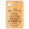 Planche à découper cadeau Noël famille amis papa maman mamie papi, idée cadeau apéro et cuisine, Secret Santa