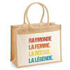 Sac Fête des Mères Mamie MAman Soeur Femme Famille Idée Cadeau anniversaire Noël Travail Boulot Métier Départ Retraite Collègue Femme cabas shopping plage