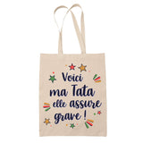 Sac Tote Bag Fête des Mères Fêtes des Pères Mamie Papi Famille Idée Cadeau anniversaire Noël Travail Boulot Métier Départ Retraite Collègue Femme Homme