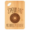Planche bambou gravée personnalisée femme homme idée cadeau Fête des Mères Fête des Pères apéro papa maman prénom cuisine plateau fromage