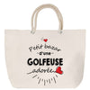 Sac Fête des Mères Mamie Famille Idée Cadeau anniversaire Noël Travail Boulot Métier Départ Retraite Collègue Femme cabas shopping plage