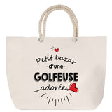 Sac Fête des Mères Mamie Famille Idée Cadeau anniversaire Noël Travail Boulot Métier Départ Retraite Collègue Femme cabas shopping plage