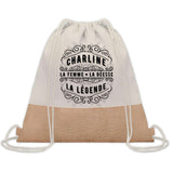 Sac Fête des Mères Mamie Maman Cadeau anniversaire Noël Travail Métier Départ Retraite Collègue Femme cabas shopping plage