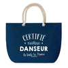 Sac de plage Bleu anse corde Certifié meilleur Danseur