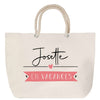 Sac Fête des Mères Mamie Famille Idée Cadeau anniversaire Noël Travail Boulot Métier Départ Retraite Collègue Femme cabas shopping plage