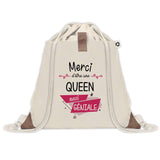 Sac à dos avec pochette Merci Queen Géniale