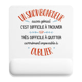 Tapis de souris ergonomique avec repose-poignet, accessoire bureau pour femme et homme, fête des pères, cadeau pas cher, idée cadeau fête des mères, secret santa, départ à la retraite, télétravail et gaming