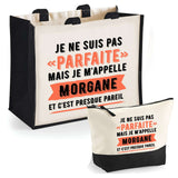 Cabas femme sac plage ou shopping tote bag pochette trousse Idée cadeau original pour anniversaire Noël travail départ retraite collègue famille fete des mères maman mamie