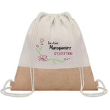 Sac Fête des Mères Mamie Maman Cadeau anniversaire Noël Travail Métier Départ Retraite Collègue Femme cabas shopping plage