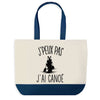 Sac de shopping bleu J'peux pas Canoë