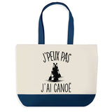 Sac de shopping bleu J'peux pas Canoë
