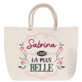 Sac Fête des Mères Mamie Famille Idée Cadeau anniversaire Noël Travail Boulot Métier Départ Retraite Collègue Femme cabas shopping plage