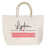 Sac Fête des Mères Mamie Famille Idée Cadeau anniversaire Noël Travail Boulot Métier Départ Retraite Collègue Femme cabas shopping plage