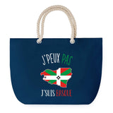 Sac de plage Bleu anse corde J'peux Pas Basque