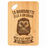 Planche bambou gravée personnalisée femme idée cadeau Fête des Mères apéro 30×20 prénom cuisine plateau fromage anniversaire noel maman mamie
