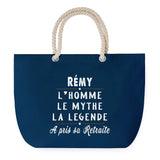 Sac de plage Bleu anse corde Rémy Retraite