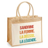 Sac Fête des Mères Mamie MAman Soeur Femme Famille Idée Cadeau anniversaire Noël Travail Boulot Métier Départ Retraite Collègue Femme cabas shopping plage