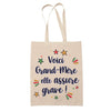 Sac Tote Bag Fête des Mères Fêtes des Pères Mamie Papi Famille Idée Cadeau anniversaire Noël Travail Boulot Métier Départ Retraite Collègue Femme Homme