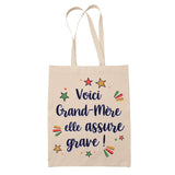 Sac Tote Bag Fête des Mères Fêtes des Pères Mamie Papi Famille Idée Cadeau anniversaire Noël Travail Boulot Métier Départ Retraite Collègue Femme Homme