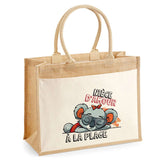 Sac Fête des Mères Mamie MAman Soeur Femme Famille Idée Cadeau anniversaire Noël Travail Boulot Métier Départ Retraite Collègue Femme cabas shopping plage