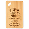 Planche à découper cadeau Noël famille amis papa maman mamie papi, idée cadeau apéro et cuisine, Secret Santa
