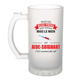 Chope de bière homme personnalisé idée cadeau homme Chope de bière original homme Chope de bière prénom cadeau noël anniversaire secret santa Verre à Bière pinte