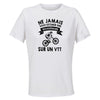 Maillot de Sport Femme VTT Sexagenaire - T-Shirt Respirant Polyester Manches Courtes - Cadeau Sportive Anniversaire Noël Fête des Mères