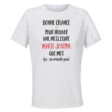 Maillot de Sport Femme Marie-Josephe Ca n'existe Pas - T-Shirt Respirant Polyester Manches Courtes - Cadeau Sportive Anniversaire Noël Fête des Mères