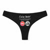 Culotte Tanga Personnalisé Femme Moto - sous-Vêtement Coton Idée Cadeau Humour Saint Valentin Anniversaire