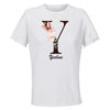 Maillot de Sport Femme Yveline Lettre - T-Shirt Respirant Polyester Manches Courtes - Cadeau Sportive Anniversaire Noël Fête des Mères
