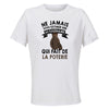 Maillot de Sport Femme Poterie Copy Octogenaire - T-Shirt Respirant Polyester Manches Courtes - Cadeau Sportive Anniversaire Noël Fête des Mères