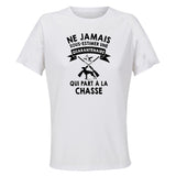 Maillot de Sport Femme Chasse Quarantenaire - T-Shirt Respirant Polyester Manches Courtes - Cadeau Sportive Anniversaire Noël Fête des Mères