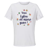 Maillot de Sport Femme Lylou Elle Assure - T-Shirt Respirant Polyester Manches Courtes - Cadeau Sportive Anniversaire Noël Fête des Mères