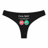 Culotte Tanga Personnalisé Femme Chimie - sous-Vêtement Coton Idée Cadeau Humour Saint Valentin Anniversaire