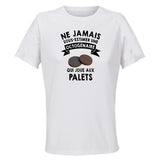 Maillot de Sport Femme Palets Copy Octogenaire - T-Shirt Respirant Polyester Manches Courtes - Cadeau Sportive Anniversaire Noël Fête des Mères