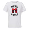 Maillot de Sport Femme pour Merci Boxe Coach - T-Shirt Respirant Polyester Manches Courtes - Cadeau Sportive Anniversaire Noël Fête des Mères