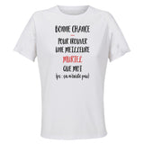 Maillot de Sport Femme Muriel n'existe Pas - T-Shirt Respirant Polyester Manches Courtes - Cadeau Sportive Anniversaire Noël Fête des Mères