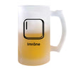 Verre à Bière Imrâne Lettre Clavier | Chope de Bière Pinte | Idée Cadeau Prénom Informaticien Geek Gamer Anniversaire Papa Collègue Départ Retraite Noël
