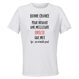 Maillot de Sport Femme Emilie Ca n'existe Pas - T-Shirt Respirant Polyester Manches Courtes - Cadeau Sportive Anniversaire Noël Fête des Mères