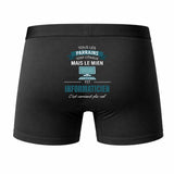 Caleçon Parrain Informaticien - Humour Boxer Coton Idée Cadeau Fête des Pères