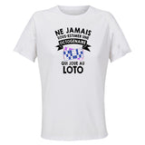 Maillot de Sport Femme Loto Octogenaire - T-Shirt Respirant Polyester Manches Courtes - Cadeau Sportive Anniversaire Noël Fête des Mères