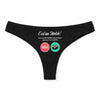 Culotte Tanga Personnalisé Femme Sushi - sous-Vêtement Coton Idée Cadeau Humour Saint Valentin Anniversaire