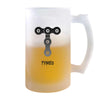 Verre à Bière Tyméo Lettre | Chope de Bière Pinte | Idée Cadeau Prénom Anniversaire Papa Collègue Départ Retraite Noël