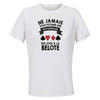 Maillot de Sport Femme Femme Sexagenaire Belote Copie 3 Sexagenaire - T-Shirt Respirant Polyester Manches Courtes - Cadeau Sportive Anniversaire Noël Fête des Mères