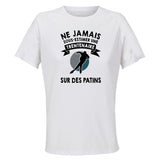 Maillot de Sport Femme Patinage Trentenaire - T-Shirt Respirant Polyester Manches Courtes - Cadeau Sportive Anniversaire Noël Fête des Mères